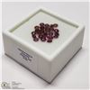 Image 2 : 77) GENUINE GARNETS, ROUNDS, APPROX 4 CTS