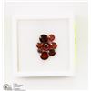 Image 1 : 14) GENUINE GARNETS, ROUND CABOCHON, APPROX