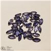 Image 1 : 88) GENUINE IOLITES, MARQUISE SHAPE, APPROX 4 CTS