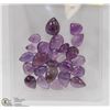 Image 1 : #152-NATURAL PURPLE AMETHYST GEMSTONE  63CT
