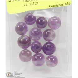 #158-NATURAL PURPLE AMETHYST GEMSTONE  123CT