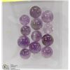 Image 1 : #154-NATURAL PURPLE AMETHYST GEMSTONE 77CT