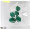 Image 1 : #147- NATURAL GREEN EMERALD GEMSTONE 49 CT