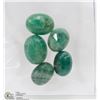 Image 1 : #143- NATURAL GREEN EMERALD GEMSTONE  45.5CT
