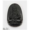 Image 1 : #27-NATURAL OBSIDIAN BUDDHA PENDANT