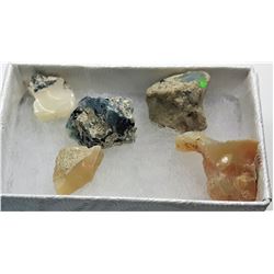 13)  LOT OF 17 CT NATURAL ROUGH OPAL