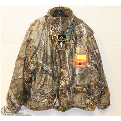 REALTREE 4-IN-1SIZE X-LARGE CAMO JACKET WITH TAGS.