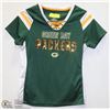 Image 1 : GREEN BAY PACKERS WOMANS MEDIUM JERSEY.