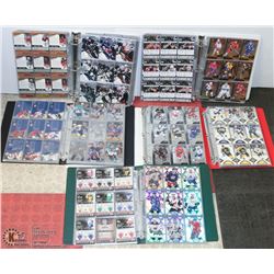 LOT OF 6 HOCKEY CARD BINDERS - BLACK DIAMOND, TIM