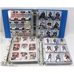 LOT OF 3 HOCKEY CARD BINDERS INCL MCDONALDS