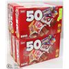 Image 1 : 6 BOXES OF 50 SNACK SIZE CANDY BARS.
