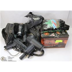PAINTBALL GUN WITH ASSORTED PAINTBALLS