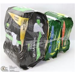 3 PACKS OF ASSORTED DEPENDS.