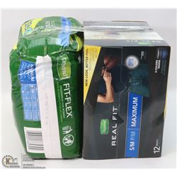 2 PACKS OF ASSORTED DEPENDS