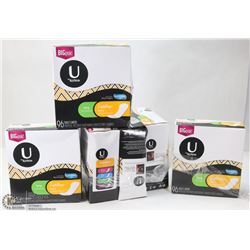 6 BOXES OF U KOTEX LINERS