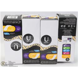 4 BOXES OF U KOTEX FEMININE HYGIENE