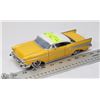 Image 1 : 1957 CHEVY BELAIR YELLOW & WHITE DIECAST.