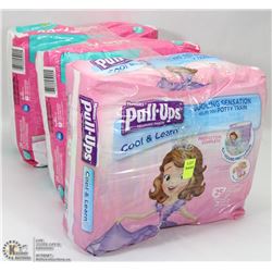3 PACKS OF ASSORTED DIAPERS ALL SIZE 2-3