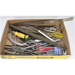 ESTATE FLAT OF DRILL BITS, FILES & MORE.
