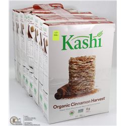 8 BOXES OF KASHI ORGANIC CINNAMON HARVEST CEREAL