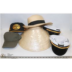 BOX OF ASSORTED HATS, FOR HALLOWEEN