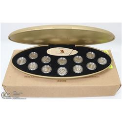 1999 CANADIAN MILLENNIUM QUARTER SET WITH BOX