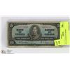 Image 1 : 1937 CANADIAN $5.00 BILL.