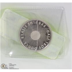 .999 SILVER HALF TROY OUNCE COIN.