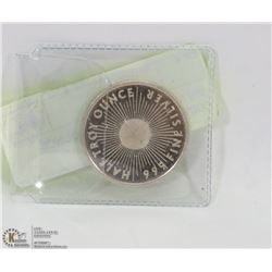 .999 SILVER HALF TROY OUNCE COIN.