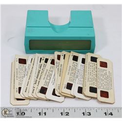 VINTAGE HORIZONTAL VIEWMASTER WITH SLIDES