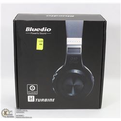 PAIR OF NEW BLUEDIO BLUETOOTH OVER EAR HEADPHONES