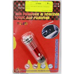 NEW CAR AIR PURIFIER / IONIZER (RED)