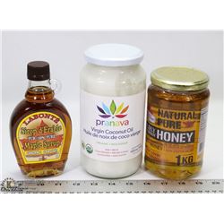 LOT WITH MAPLE SYRUP, PRANAVA VIRGIN COCONUT OIL