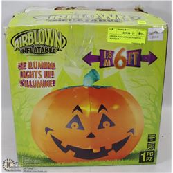 AIRBLOWN INFLATABLE PUMPKIN - LIGHTS UP -