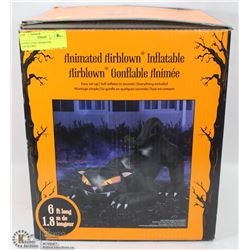 ANIMATED AIR-BLOWN INFLATABLE BLACK CAT