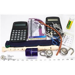 FLAT OF SCHOOL SUPPLIES