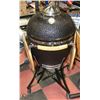 Image 1 : NEW BLACK 22" KAMADO BBQ GRILL CERAMIC COOKER,