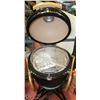 Image 2 : NEW BLACK 22" KAMADO BBQ GRILL CERAMIC COOKER,