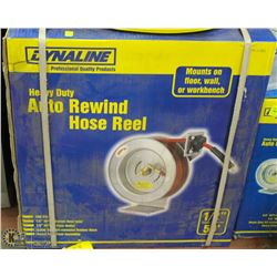 DYNALINE 1/2" 50FT HD AUTO REWIND HOSE REEL
