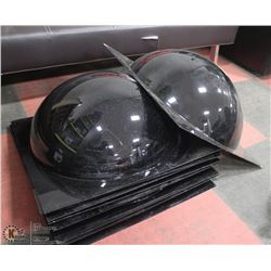 LOT OF 9 SECURITY DOMES