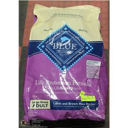 BLUE BUFFALO LARGE BREED DOG FOOD 30LBS,