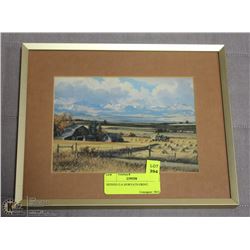 SIGNED G.A HORVATH PRINT.