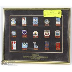 1924 - 1988 WINTER OLYMPICS PIN SET