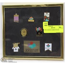 1995 CANADA GAMES PIN SET