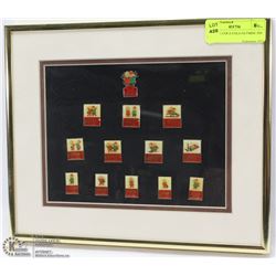VINTAGE COCA COLA OLYMPIC PIN SET