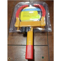 WHEEL CLAMP LOCK FOR TRAILER NEW IN PACK.