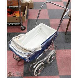 HANDMADE BLUE CHILD CARRIAGE