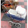 Image 2 : HANDMADE BLUE CHILD CARRIAGE