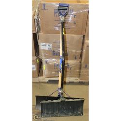 2 SNOW SHOVELS - ALUMINUM & ERGONOMIC