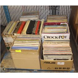 PALLET OF ASSORTED RECORD ALBUMS